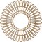 Ekena Millwork Cornelius Wood Fretwork Pierced Ceiling Medallion, Red Oak, 18"OD x 6 3/4"ID x 1/4"T CMWP18X0250CRRO - alternate 2